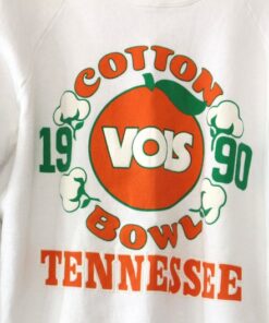 Vintage University of Tennessee UT Volunteers Cotton Bowl 1990 Sweatshirt XL