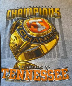 Vintage University of Tennessee Vols 1998 National Championship Ring Pro Sweatshirt Reprinted