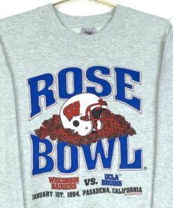 Vintage Wisconsin Badgers Vs Ucla Bruins Rose Bowl Sweatshirt 1994 NCAA Usa