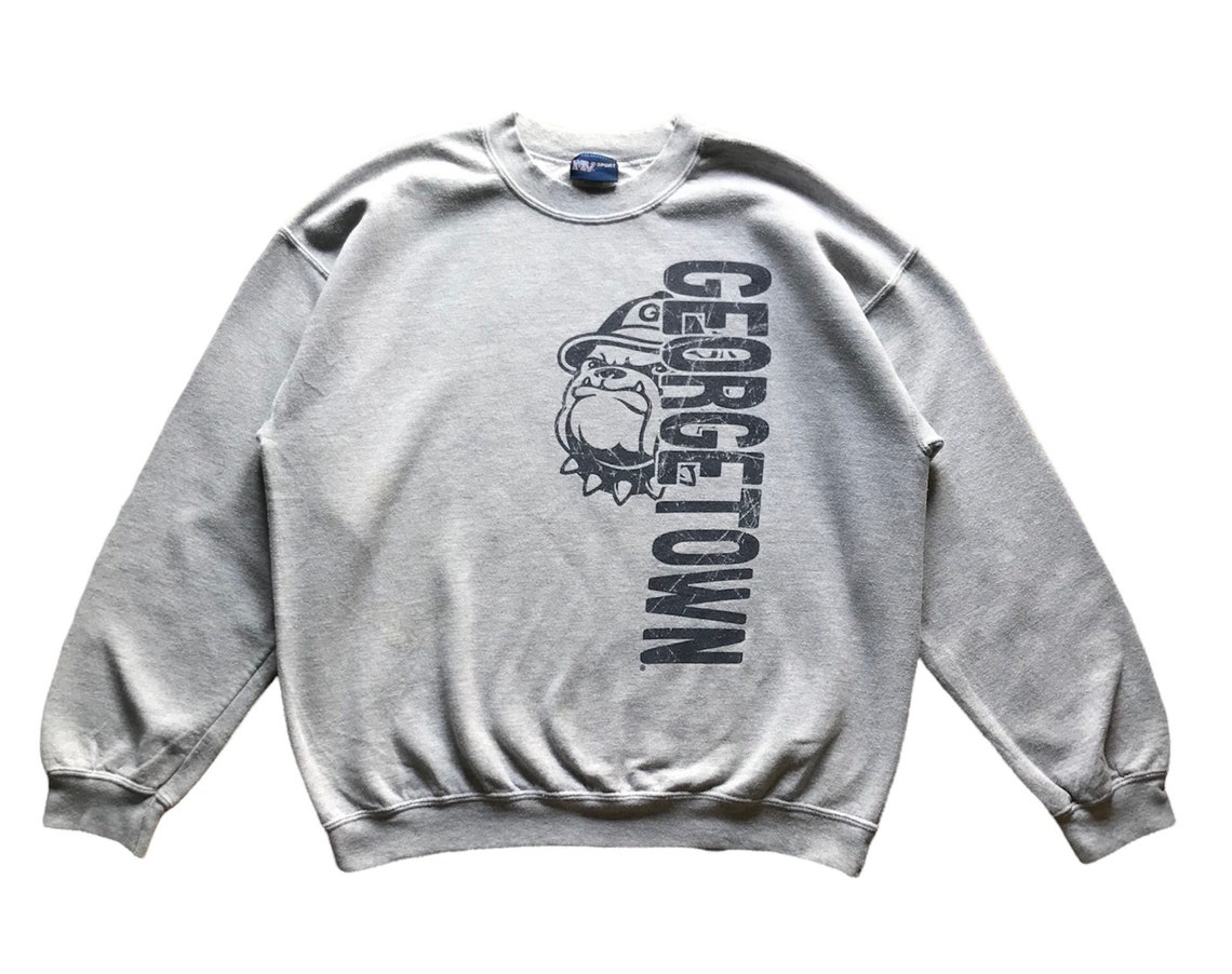 Vintage Y2K Sportswear NCAA Georgetown Hoyas Georgetown University spellout crewneck sweatshirt