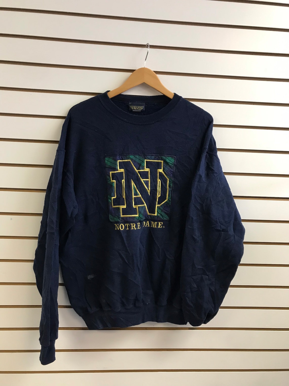 Vintage notre dame fighting Irish Sweatshirt Size medium 1990s