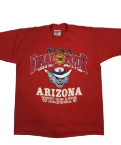 Vtg 1988 Arizona Wildcats Final Four Single Stitch Tshirt