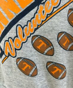 Vtg 80s Tennessee Volunteers Football Sweatshirt TN Vols Gifts