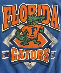 Vtg NCAA Florida Gators Football Sweatshirt Hoodie Made In USA