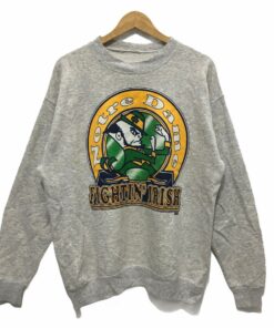 Vtg NFL Notre Dame Fighting Irish Football Sweatshirt