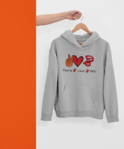 Peace Love WKU - Western Kentucky University Hilltoppers WKU Ncaa College Hoodie