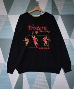 Western Kentucky Basketball Sweatshirt Pullover Jumper Print Out Logo / Western Kentucky Baskelball Crewneck Sweatshirt
