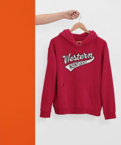 Western Kentucky Hilltoppers Vintage Hoodie Sweatshirt Medium Red Ncaa 80s