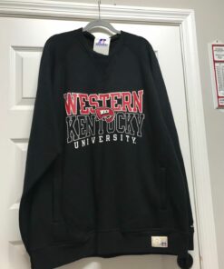 Western Kentucky University Hilltoppers Black Sweatshirt, WKU Sweatshirt Gifts for Fans