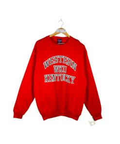 Western Kentucky University Sweatshirt Vintage 90S Jansport WKU Western Kentucky University NCAA Pullover Crewneck Swearter