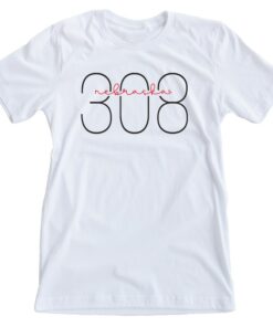 Women'S Premium Nebraska Huskers Shirt, 308 Area Code, Nebraska Shirt Cornhuskers T Shirt Nebraska Cornhusker Tshirt