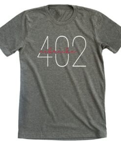 Women'S Premium Nebraska Huskers Shirt, 402 Area Code, Nebraska Shirt Cornhuskers T Shirt Nebraska Cornhusker Tshirt