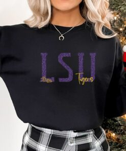 Womens LSU Football Sweatshirt