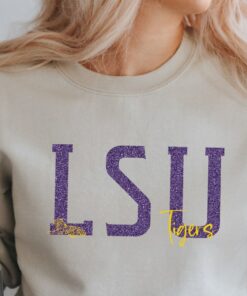 Womens LSU Football Sweatshirt