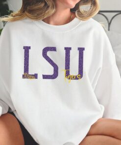 Womens LSU Football Sweatshirt