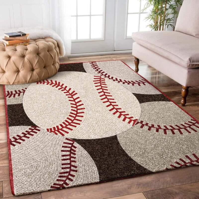 Baseball Limited Edition Rug, Baseball Rug For Bedroom Bluefink