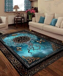 Viking Area Rug - Yggdrasil Viking Rug Viking Area Rug
