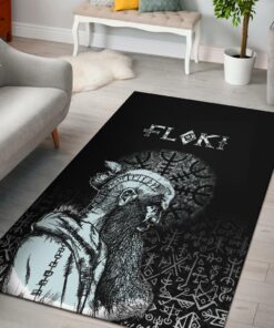 Viking Style Area Rug - Floki Viking Area Rug