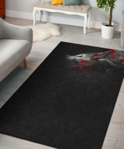 Fenrir Viking Area Rug, Viking Rug for Living Room