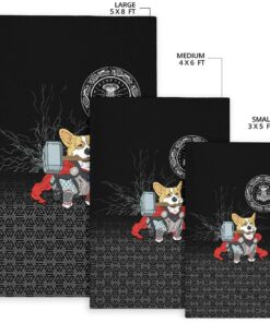Viking Area Rug - The Mighty Thorgi Viking Area Rug