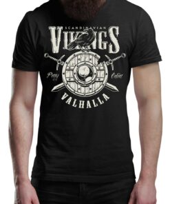Crow & Shield Pray To Odin T-Shirt Epic Valhalla Vikings Tee Shirt Norway Norse Mythology Viking Shirt Unisex
