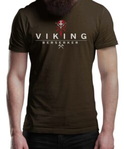 Viking Berserker T-Shirt Valhalla Tee Shirt Norway Norse Mythology Vikings Warrior Shirt Unisex
