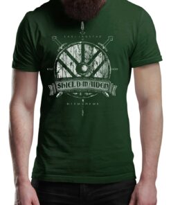 Shield Maiden Viking T-Shirt Victory Or Valhalla Tee Shirt Norway Norse Mythology Vikings Shirt Unisex Warrior