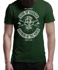 SONS OF RAGNAR T-Shirt Vikings Club True Heathens Tee Shirt Norway Norse Mythology Viking Shirt Unisex Warrior