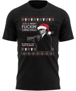Peaky Ave A Merry Fuckin' Christmas T-Shirt Present Gift