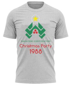 Nakotomi Christmas Party 1988 Movie T-Shirt Santa Xmas Tee Shirt Gift Present