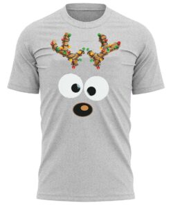 Funny Reindeer Christmas T-Shirt Xmas Tee Shirt Gift Present