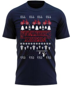 Upside Down Merry Christmas T-Shirt Funny Xmas Tee Shirt Gift Present