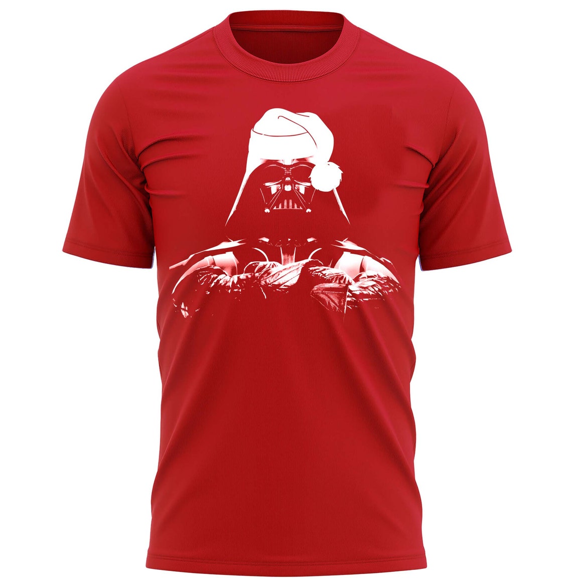 Darth Vader Santa Hat Christmas T-Shirt Funny Xmas Tee Shirt Gift Present