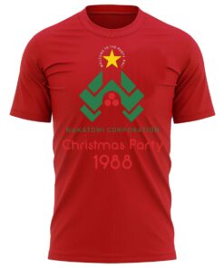 Nakotomi Christmas Party 1988 Movie T-Shirt Santa Xmas Tee Shirt Gift Present