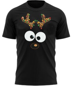 Funny Reindeer Christmas T-Shirt Xmas Tee Shirt Gift Present
