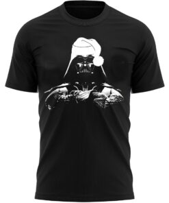 Darth Vader Santa Hat Christmas T-Shirt Funny Xmas Tee Shirt Gift Present