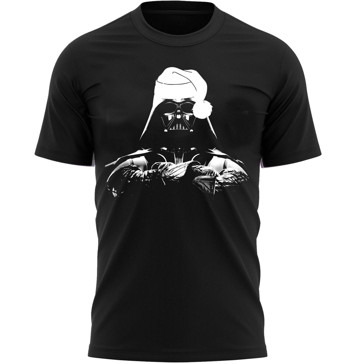 Darth Vader Santa Hat Christmas T-Shirt Funny Xmas Tee Shirt Gift Present