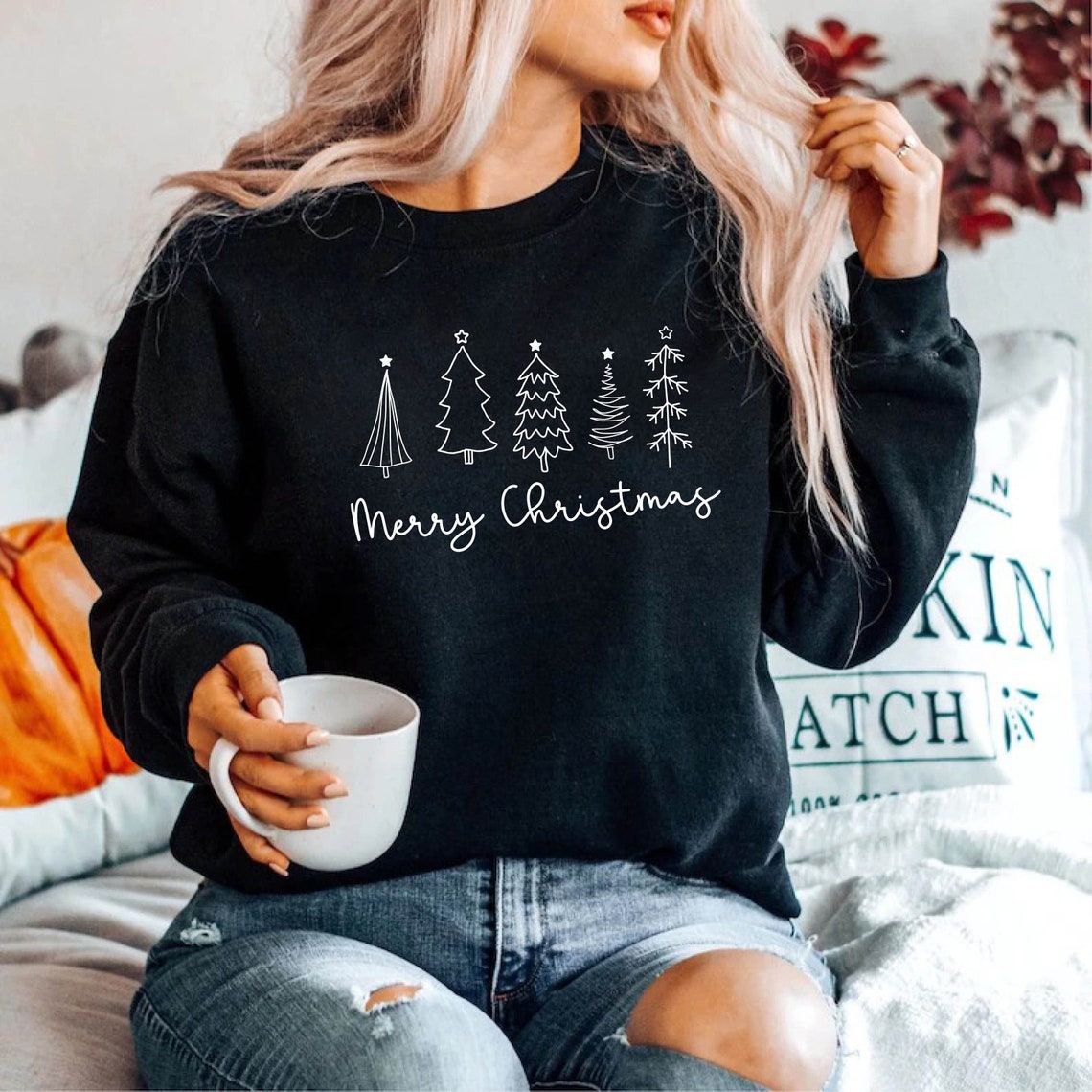 Christmas Tree sweatshirt, Christmas sweatshirt, Cute Christmas Shirt, Holiday Shirt
