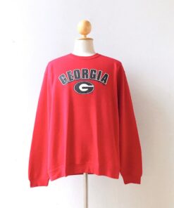 Vintage University Of Georgia Bulldogs Sweatshir
