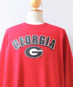 Vintage University Of Georgia Bulldogs Sweatshir