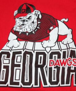 Vintage 80s 90s Clothing University of Georgia Bulldogs Dawgs Football