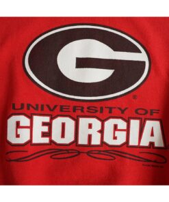Vintage Georgia Bulldogs NCAA Red Hoodie
