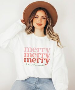 Christmas Sweater - Christmas MERRY CHRISTMAS - Boho Clothing - Christmas Clothing