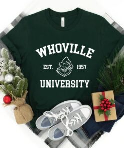 Whoville Sweatshirt, Whoville Grinch Christmas Sweatshirt, Christmas Sweatshirt, Holiday Sweatshirt, University Sweatshirt