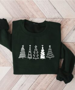 Christmas Sweatshirt, Christmas Sweater, Christmas Crewneck, Christmas Tree Sweatshirt, Holiday Sweaters for Women, Winter Sweatshirt