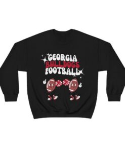 Georgia Bulldogs Football Sweatshirt, Cute UGA Football Sweatshirt