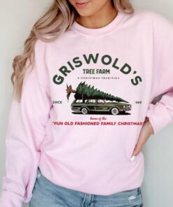 Griswolds Tree Farm Christmas Sweatshirt Unisex Xmas Tee