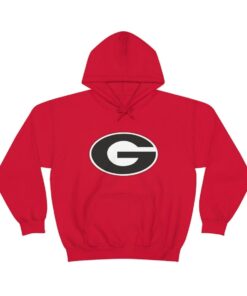 Georgia Bulldogs Hooded Sweatshirt - Georgia Hoodie - Bulldogs Pullover - Georgia University Clothing
