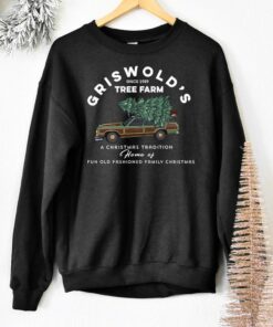 Griswold's Sweatshirt, griswold's tree farm top, Fun Old Fashioned Family Christmas, Christmas Sweatshirt
