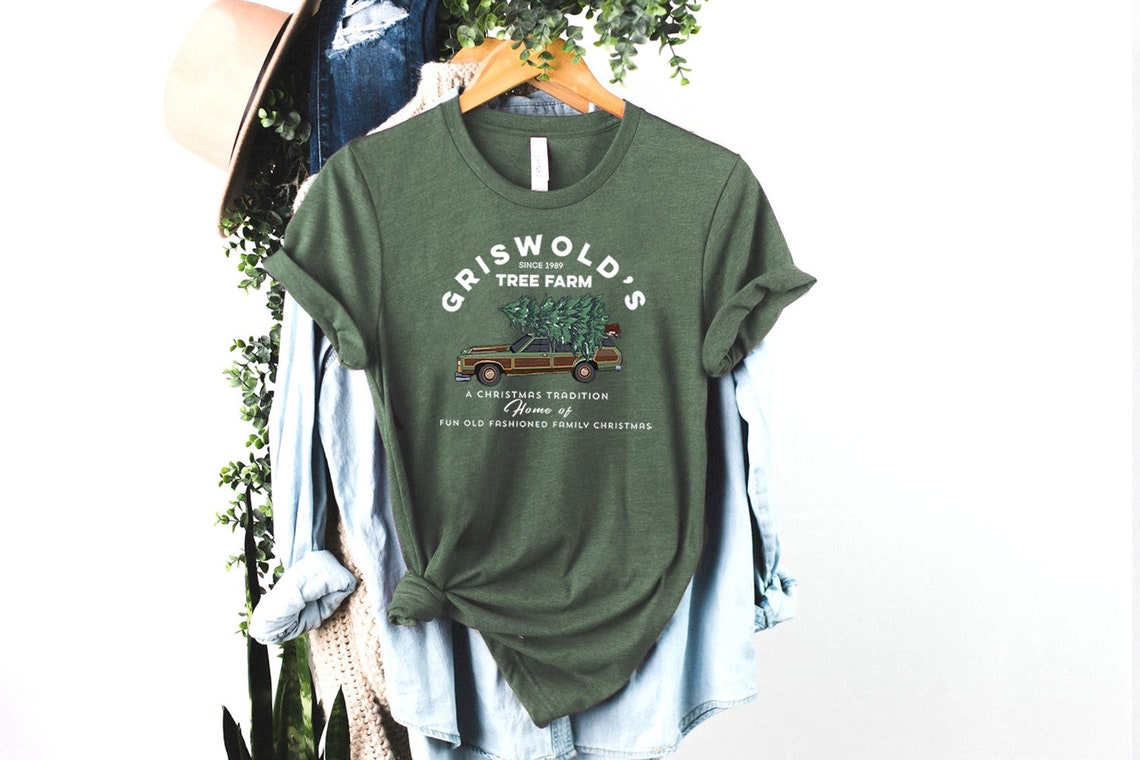 Griswold's Sweatshirt, griswold's tree farm top, Fun Old Fashioned Family Christmas, Christmas Sweatshirt
